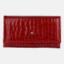 Luxusná červená peňaženka vzor krokodília koža Wojewodzic 3PD058/KFM08 cc