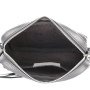 Dámske kožené kabelky crossbody Talianske čierne s ozdobným popruhom Zamirayx