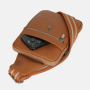 Dámsky kožený batoštek - kabelka malý camel - crossbody Wojewodzic 31956/FD18g