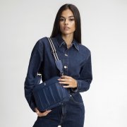 Dámske kožené kabelky crossbody modré Wojewodzic 31961/FD37 c