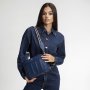Dámske kožené kabelky crossbody modré Wojewodzic 31961/FD37 c