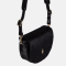 Crossbody krásna kožená kabelka čierna vlasom Wojewodzic   31921/01/H01/Zff