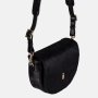 Crossbody krásna kožená kabelka čierna vlasom Wojewodzic   31921/01/H01/Zff