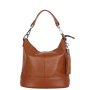 Kožená crossbody kabelka malá Genuine leather Talianska cognac tmavšia medová Anitacc