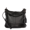 Kožená crossbody kabelka malá Genuine leather Talianska čierna Anitac