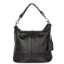 Kožená crossbody kabelka malá Genuine leather Talianska čierna Anitab