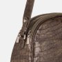 Kvalitná crossbody kožená kabelka Wojewodzic priečne telom sivo hnedá 31960/KFM39gb