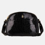 Kvalitná crossbody kožená kabelka Wojewodzic priečne telom čierna 31960/KFM01/Z bn