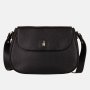 Kvalitná crossbody kožená kabelka čierna Wojewodzic priečne telom 31967/FD01/Z bb