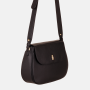 Kvalitná crossbody kožená kabelka čierna Wojewodzic priečne telom gb