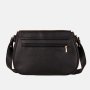 Kvalitná crossbody kožená kabelka čierna Wojewodzic priečne telom fr