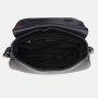 Kvalitná crossbody kožená kabelka čierna Wojewodzic priečne telom dr