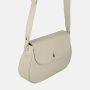 Kvalitná crossbody kožená kabelka jemne béžová Wojewodzic priečne telom 31967/FD05/Z ftz