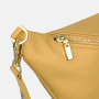 Crossbody kožená kabelka Wojewodzic žlté 31935/FD45/Z.