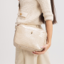 t Dámska kožená kabelka béžová Wojewodzic 31952/KFM06/Z cf