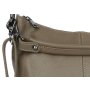 Kožená crossbody kabelka fango Talianska Anitaff