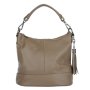 Kožená crossbody kabelka fango Talianska Anita,