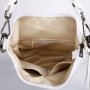 Kožená kabelka Genuine leather Talianska biela Anitav