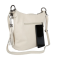 Kožená crossbody kabelka béžová Talianska Anita g