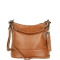 Kožená kabelka  Genuine leather Talianska Anita cognac