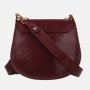 Dámska kožená kabelka crossbody Wojewodzic bordová 31883/A20/Z aň