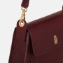 Dámska kožená kabelka crossbody Wojewodzic bordová 31883/A20/Z §