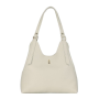 svetlobéžová dámska kožená kabelka na rameno z pravej talianskej kože elegantná 32050