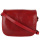Dámska kožená kabelka crossbody Talianska červená Diana