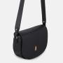 Nastaviteľný kožený popruh čiernej crossbody kabelky Wojewodzic 31999