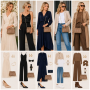 Béžová mini kožená kabelka Wojewodzic 31992 z pravej kože v piatich elegantných outfitoch