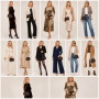Tmavohnedá mini kožená kabelka Wojewodzic 31992 z pravej kože v elegantných outfitoch