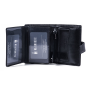 Pánska kožená luxusná peňaženka Wojewodzic čierna 3PM56/01y