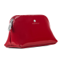 Dámska kožená kozmetická taška Wojewodzic červená 3GD112/PL02d