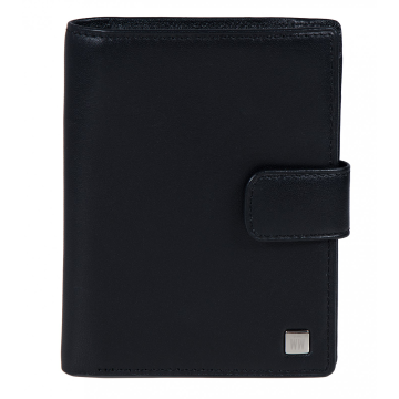 Pánska luxusná kožená peňaženka Wojewodzic čierna 3PMA56/S01b