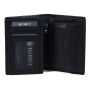 Pánska kožená luxusná peňaženka Wojewodzic čierna 3PMA57/S01x