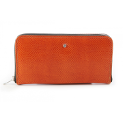 Kožená luxusná peňaženka Wojewodzic pomarančová 3PD66b