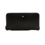 Luxusná kožená peňaženkla s ozdobou čierna Wojewodzic 3PD66/PC01  b