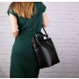 Kožené kabelky on line na rameno shopperky Vera Pelle Talianske čierne iné Senata