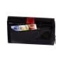 Veľká lakovaná kožená peňaženka iná Lorenti čierna GF112 SH black cb