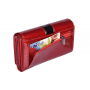 Veľká lakovaná kožená peňaženka iná Lorenti červená GF112 SH black bf
